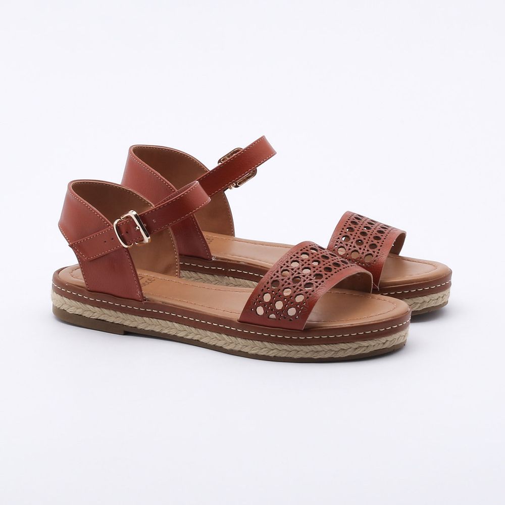 sandalia flatform bebece