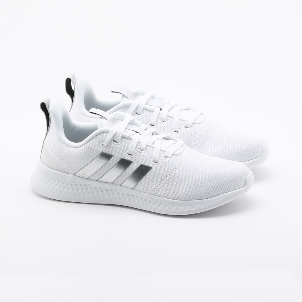 Tênis Adidas Puremotion Branco Feminino Branco e Cinza - Esposende -  Esposende